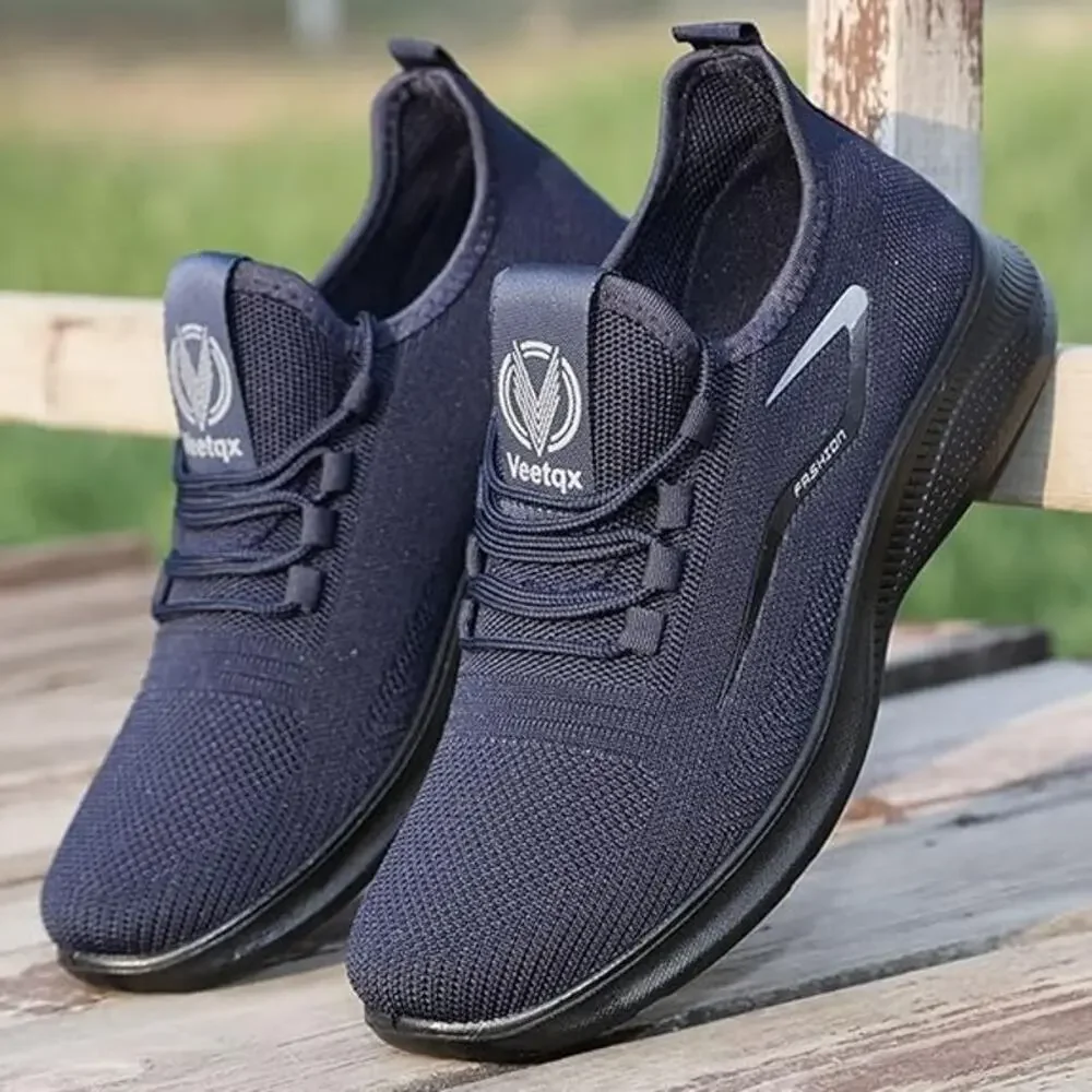 BRAND NEW ~ Dark Navy Blue Mesh Sneakers Casual Athletic Shoes ~Size 44 (12 1/2)